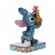 Disney Traditions Stitch Bizarre Bunny Running off With Easter Basket Figurine