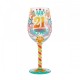 Lolita Happy 21st Birthday Wine Glass - Gift Boxed