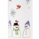 Alison Gardiner Snowmen Pillar Advent Candle (non-fragranced)