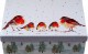 Winter Robins Set of 6 Christmas Tree Bauble Decorations - Boxed Robin Baubles