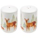 Forest Friends Stag and Deer Salt and Pepper Set - Gift Boxed