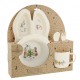 Peter Rabbit Christmas Dinner Set Mug Plate Bowl & Cutlery