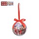Festive Santa and Tree Set of 6 Christmas Tree Bauble Decorations - Boxed Baubles