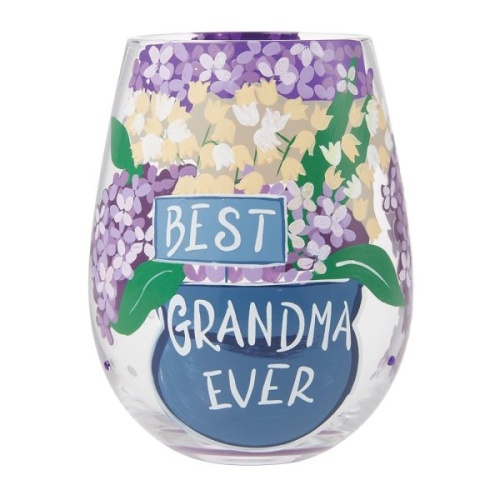 Lolita Best Grandma Ever Stemless Wine Glass