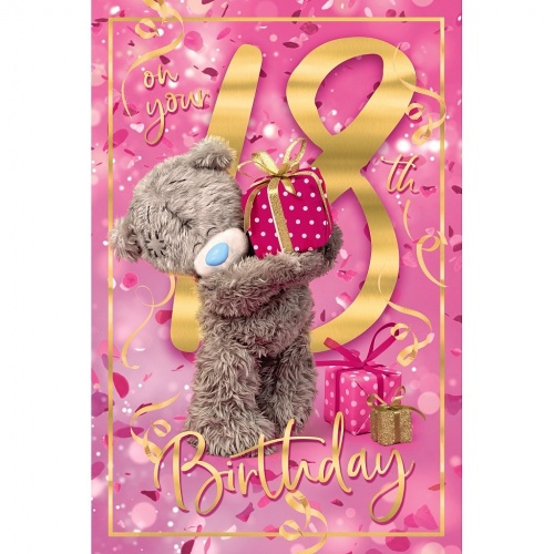 Me to You 3D Holographic 18th Birthday Card