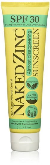 The Naked Bee Zinc Broad Spectrum Spf 30 UVA/UVB Sunscreen - Sun Cream