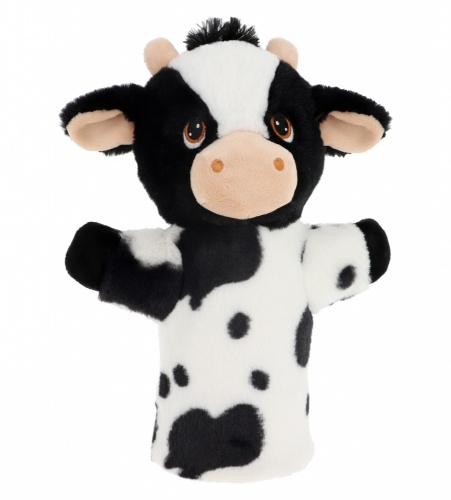 Keel Toys Keeleco Cow Hand Puppet Plush Soft Toy