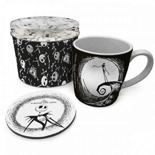 Nightmare Before Christmas Mug & Coaster in Tin Gift Set