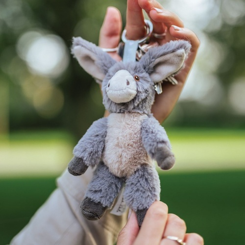 Wrendale Designs Jack Donkey Keyring Plush Soft Toy