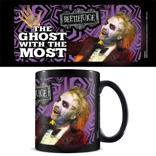 Beetlejuice The Ghost with the Most Ceramic Mug