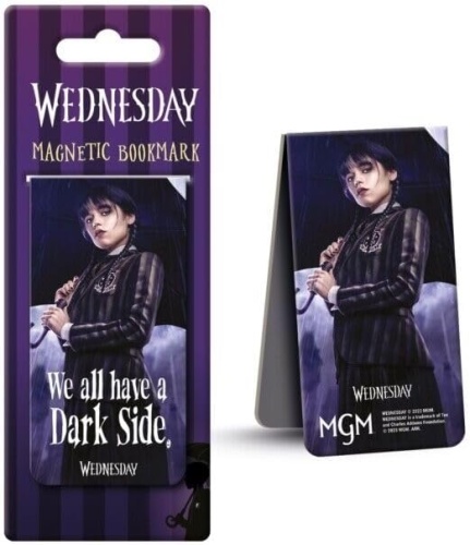 Wednesday Dark Side Magnetic Bookmark