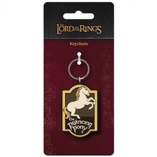 The Lord Of The Rings Prancing Pony PVC Keyring Rubber Keyring