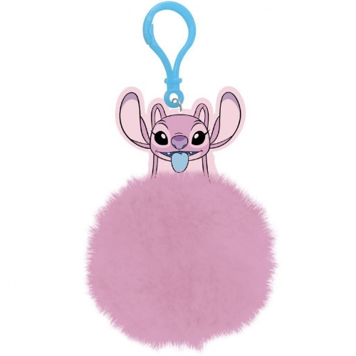 Disney Angel Pom Pom Keyring bag Charm Lilo & Stitch