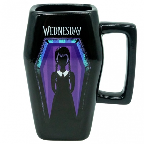 Wednesday 3D Coffin Mug 'I prefer to remain Sharp-Edged' Addams Family
