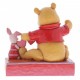 Disney Traditions Handmade Valentine Pooh & Piglet Figurine