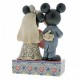 Disney Traditions Mickey & Minnie Two Souls, One Heart Wedding Figurine