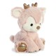 Pink Reindeer 8 inch Glitzy Tots Super Soft Plush Toy - Aurora