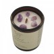 Eau So Relaxed Candle by Eau Lovely Soy Wax Candle With Amethyst Gemstones