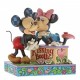 Disney Traditions Mickey & Minnie Mouse Kissing Booth Figurine