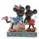 Disney Traditions Mickey & Minnie Mouse Kissing Booth Figurine