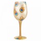 Lolita Golden Peacock Wine Glass - Gift Boxed