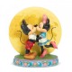 Disney Traditions Magic and Moonlight Mickey and Minnie with Moon Figurine