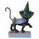 Jim Shore Walking Black Cat with Witch's Hat Mini Figurine