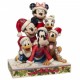 Disney Traditions Piled High with Holiday Cheer Mickey and friends Figurine