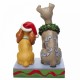 Disney Traditions Jim Shore Decked out Dogs Lady and the Tramp Figurine