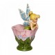 Disney Traditions A Spot of Tink - Tinkerbell Sitting in a Flower Figurine
