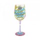 Lolita Hand Painted Happy Birthday Wine Glass Gift Boxed