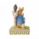 Jim Shore Peter Rabbit Then he ate some radishes Figurine