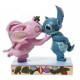 Disney Traditions Mistletoe Kiss - Stitch and Angel with Mistletoe Figurine