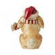 Jim Shore - Heartwood Creek Mini Christmas Bunny Figurine