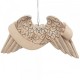 Jim Shore Heartwood Creek Bereavement Angel Wings Hanging Ornament