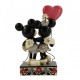 Disney Traditions Mickey and Minnie Heart Love is in the Air Figurine
