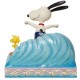 Jim Shore Peanuts Snoopy and Woodstock Surfing Figurine