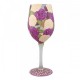 Lolita Coming Up Roses Wine Glass