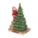 Santa on Step Decorating Tree Figurine Heartwood Creek Jim Shore