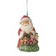 Jim Shore Heartwood Creek Worldwide Event Santa with Toy Sack Hanging Figurine 20th Anniversary piece