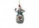 Jim Shore Snowman with Bird Hanging Ornament