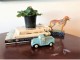 Jim Shore Blue Mini Pickup Truck Figurine Heartwood Creek
