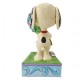 Jim Shore Peanuts Snoopy and Woodstock Picking Flowers Figurine