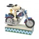 Jim Shore Peanuts Snoopy and Woodstock Riding a Motorcycle Figurine