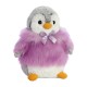 Pompom Penguin Purple Coat Plush Toy 9 inch - Aurora