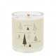 Eau Joy Christmas Candle by Eau Lovely Soy Wax Candle with Fresh Pine Needles