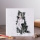 Wrendale Designs Shadow Border Collie Greeting Card