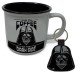 Disney Star Wars Like My Coffee on The Dark Side Mug and Keychain Set