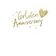 50th Gold Anniversary Greeting Card - Wedding Anniversary