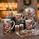 Santa Christmas Set of 4 Fine China Mugs - Gift Boxed